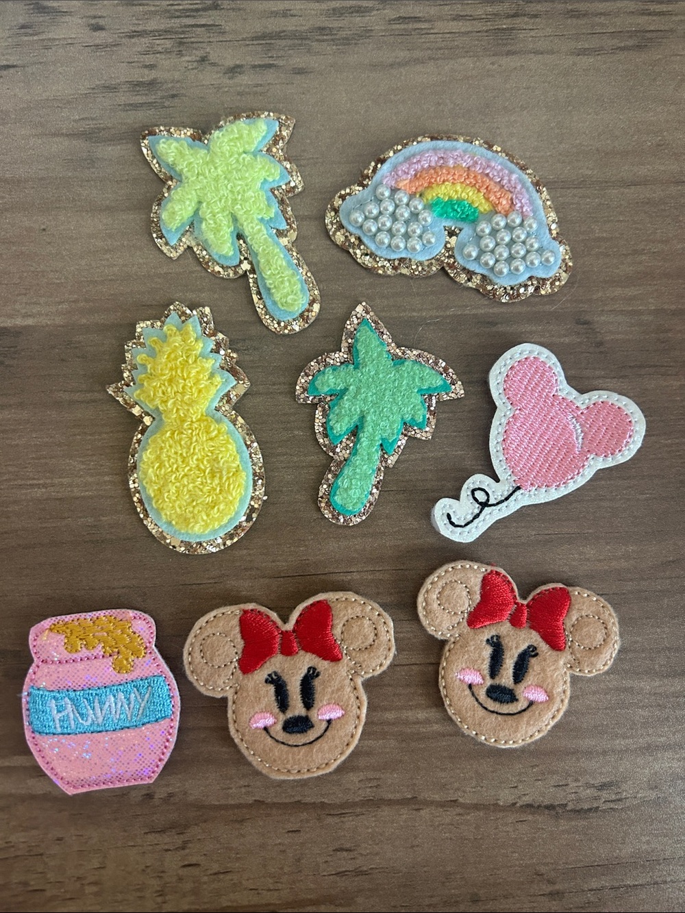 Set of 8 Patches, some Stoney Clover some Disney